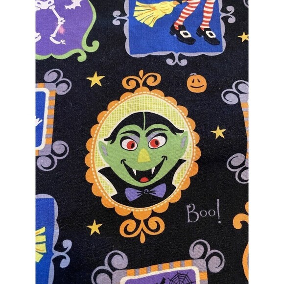 SB Scrubs Womens Halloween Scrub Top Size XL Short Sleeve Pockets - Picture 8 of 12